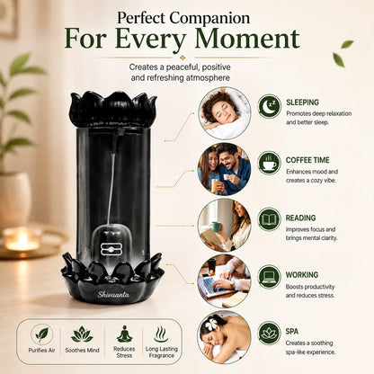 Shivling Smoke Fountain Backflow Incense Burner
