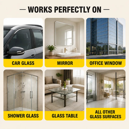 Hard Water Mark Remover for Glass | 200ML | Car Glass, Mirror, Windows & More