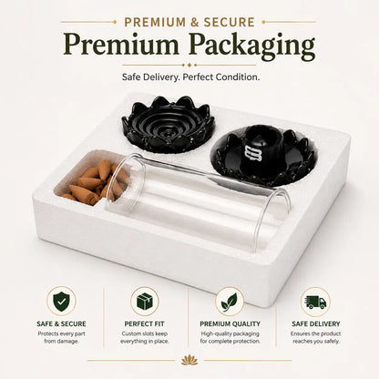Shivling Smoke Fountain Backflow Incense Burner