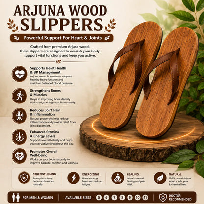 Neem Wood Health Chappals: Natural Relief for Diabetes, BP & Join Pain