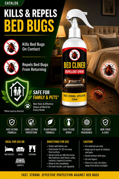 Bed Bugs Repellent Spray 250Ml Each (Pack of 2)