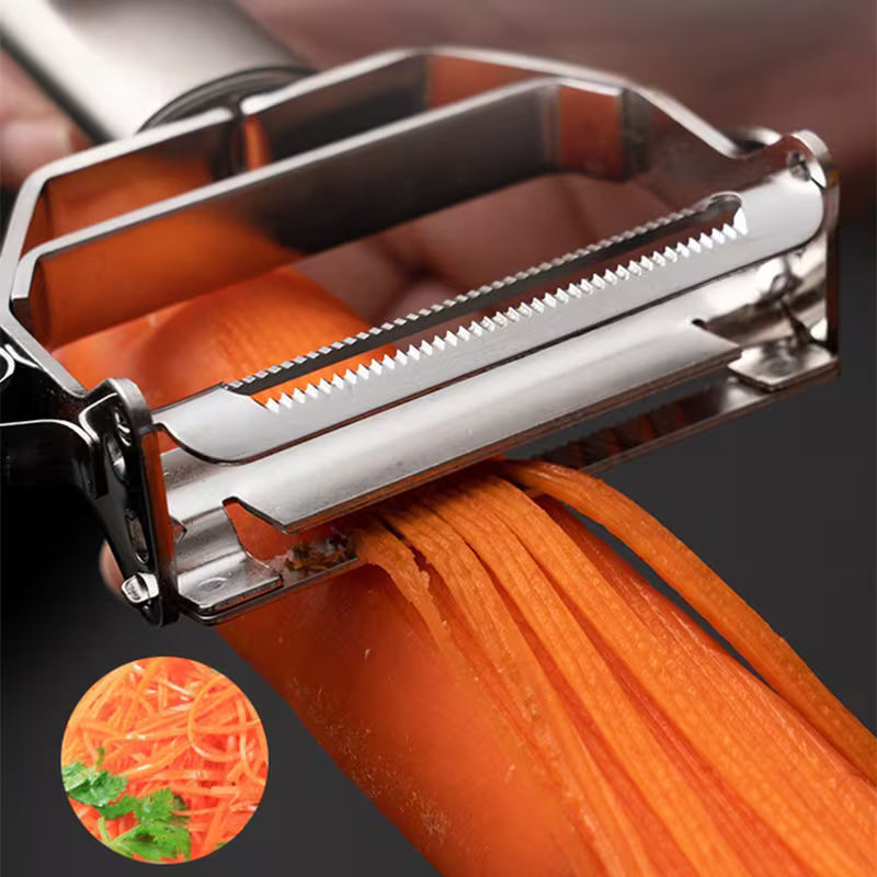 2-in-1 Stainless Steel Julienne Peeler & Cutter | Buy 1 Get 1 Free