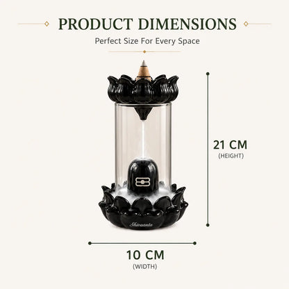 Shivling Smoke Fountain Backflow Incense Burner