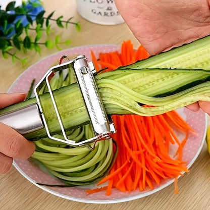 2-in-1 Stainless Steel Julienne Peeler & Cutter | Buy 1 Get 1 Free